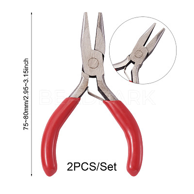 2Pcs 3 Inch Carbon Steel Mini Pliers TOOL-TA0001-19-1