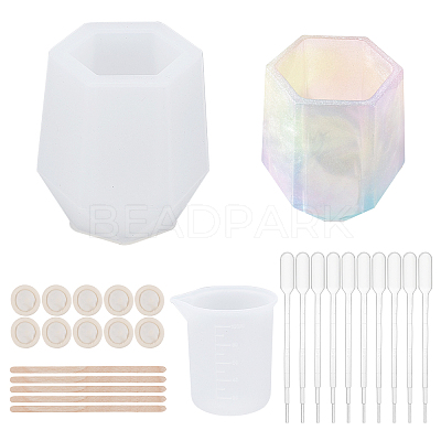 DIY Pen Vase Molds Kits DIY-GF0003-23-1