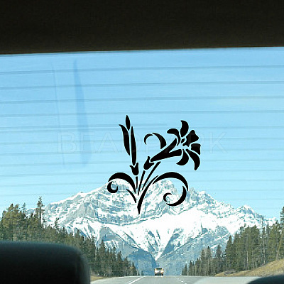 4Pcs 4 Styles PET Waterproof Self-adhesive Car Stickers DIY-WH0308-225A-027-1