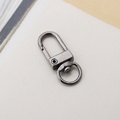 Alloy Swivel Clasps PURS-PW0001-425B-1