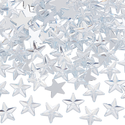 100Pcs Acrylic Rhinestone Cabochons OACR-CY0001-02-1