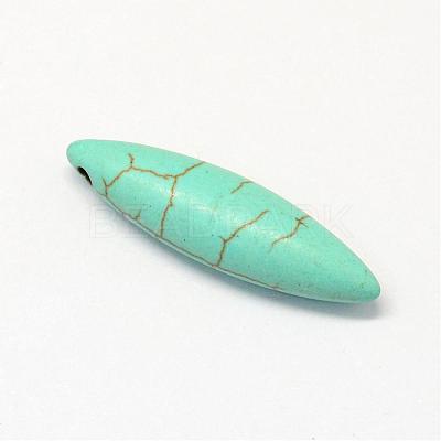 Synthetic Turquoise Gemstone Pendants TURQ-S283-01B-1