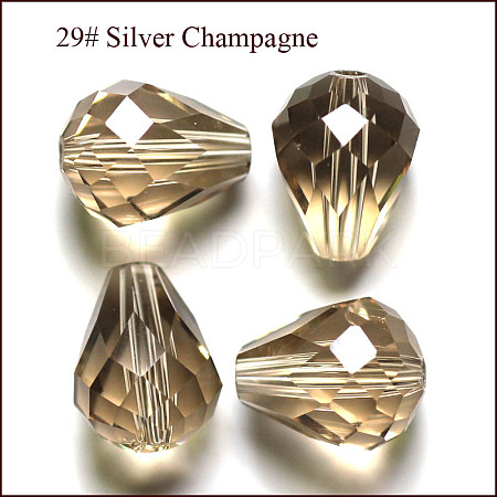 Imitation Austrian Crystal Beads SWAR-F062-10x8mm-29-1