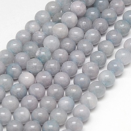 Natural Yellow Jade Beads Strands G-G598-4mm-YXS-08-1