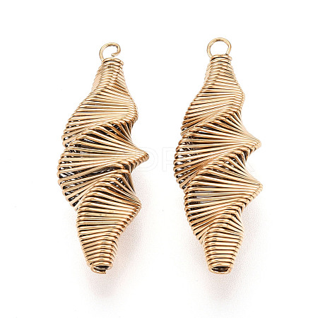 304 Stainless Steel Pendants STAS-T073-77G-1