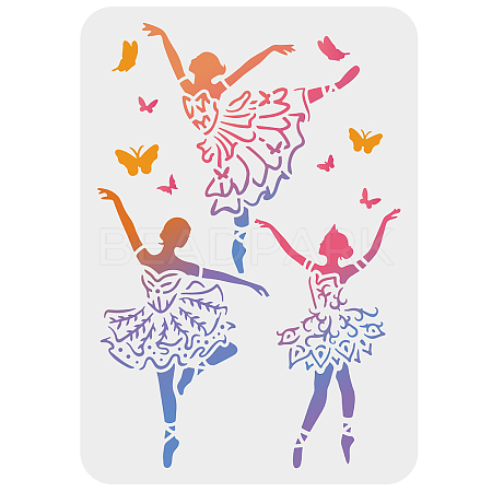 Plastic Drawing Painting Stencils Templates DIY-WH0396-0117-1