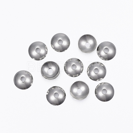 Non-Tarnish 201 Stainless Steel Bead Caps LS-X-STAS-H376-123-1