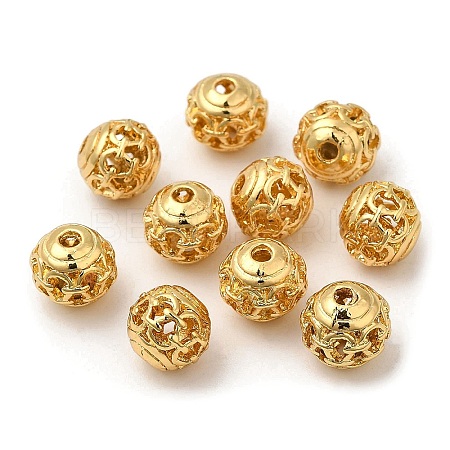 Alloy Hollow Beads PALLOY-P238-19G-RS-1