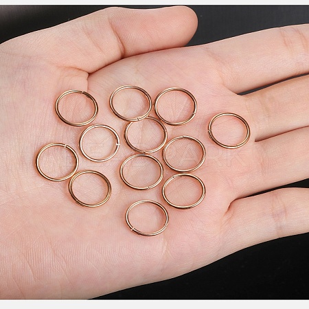 316L Surgical Stainless Steel Hoop Cartilage Earrings WGB51CA-67-1