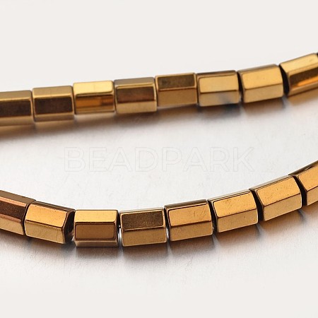 Electroplate Non-magnetic Synthetic Hematite Bead Strands G-F300-38A-03-1