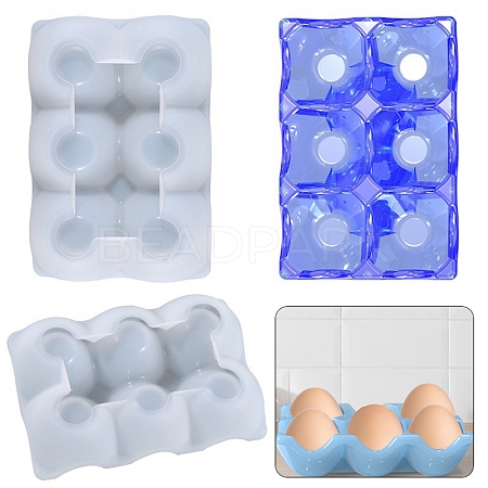 Egg Holder Silicone Molds X-DIY-Z005-09-1