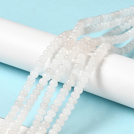 Natural White Jade Beads Strands G-D481-17B-1