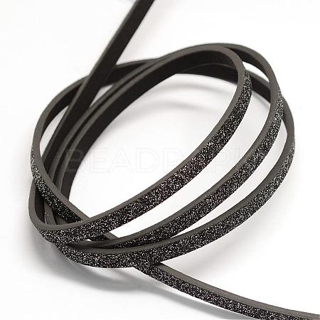 Flat Imitation Leather Cords LC-Q009-06C-1