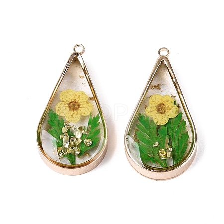 Epoxy Resin Pendants KK-Q082-02KCG-04-1