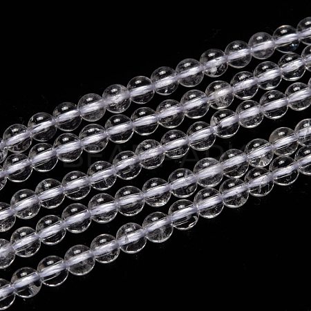 Natural Quartz Crystal Beads Strands G-H236-05B-4mm-1