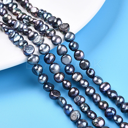 Natural Cultured Freshwater Pearl Beads Strands PEAR-N014-06G-07-1