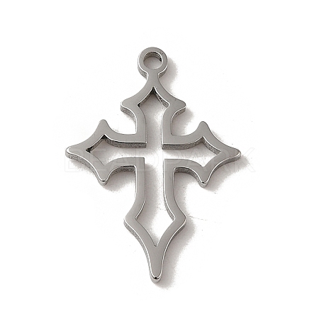 Non-Tarnish 304 Stainless Steel Pendants STAS-L022-318P-1