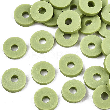 Handmade Polymer Clay Beads LS-CLAY-Q251-4.0mm-49-1