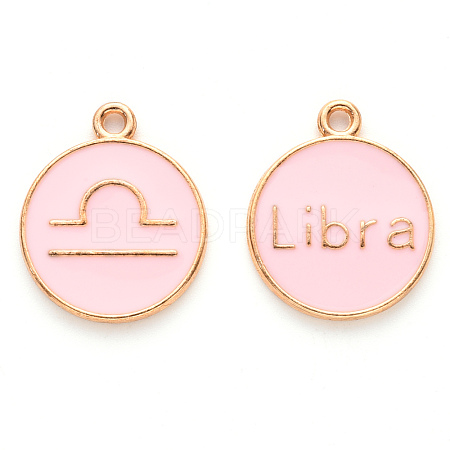 Alloy Enamel Pendants ENAM-S124-01A-09K-1