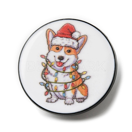 Christmas Theme Alloy Brooch JEWB-R019-01-1