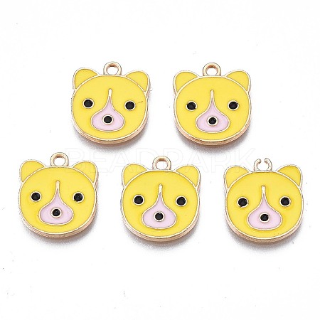 Alloy Enamel Pendants LS-ENAM-N054-75F-1