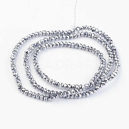 Electroplate Glass Bead Strands LS-EGLA-G014-2mm-FP03-1