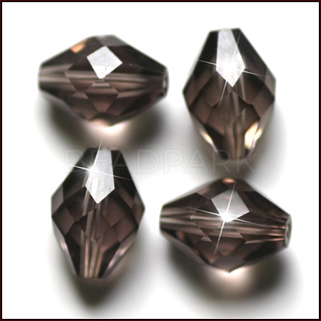 Imitation Austrian Crystal Beads SWAR-F054-9x6mm-21-1