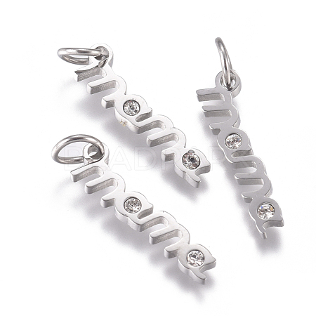 316 Surgical Stainless Steel Pendants STAS-L242-05P-1