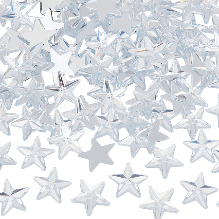 100Pcs Acrylic Rhinestone Cabochons OACR-CY0001-02-1