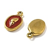 304 Stainless Steel Enamel Pendants STAS-D369-22G-2
