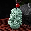 Natural Jadeite Pendant Necklaces G-H306-05-09-1