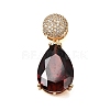 Brass Pave Cubic Zirconia Pendants KK-N290-33G-01-1