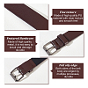 Imitation Leather Coat Cuff Belt FIND-WH0111-387A-4