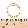 Ion Plating(IP) Adjustable 304 Stainless Steel Finger Rings X-RJEW-L102-05G-4