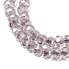 Electroplate Glass Beads Strands GLAA-Q105-03M-3