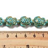 Synthetic Turquoise Dyed Beads Strands G-P507-05R-4