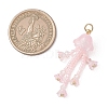 Glass Seed Beaded Pendants PALLOY-MZ01230-03-2