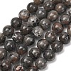 Natural Fluorescent Syenite Rock(Glow under UV Light) Beads Strands GG-NH0012-A01-8mm-2
