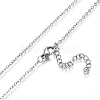 (Jewelry Parties Factory Sale)304 Stainless Steel Pendants Necklaces NJEW-E148-03P-4