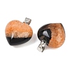 Natural Agate(Dyed & Heated) Pendants GG-K002-03I-2