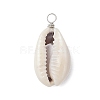 Natural Mixed Shell Pendants PALLOY-JF03799-3