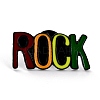 Rock Enamel Pin JEWB-P011-04-1