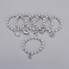 (Jewelry Parties Factory Sale)304 Stainless Steel Charm Bracelets BJEW-I268-07F-1