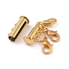 Alloy Magnetic Slide Lock Clasps X-PALLOY-YW0001-17G-2