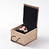 Rectangle Wooden Ring Boxes X-OBOX-N013-02-4