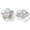 UV Plating Luminous Transparent Acrylic Beads OACR-P010-16D-2