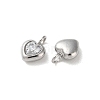 High Polished 304 Stainless Steel Micro Pave Cubic Zirconia Pendants STAS-L022-396B-P-2