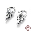 Thailand 925 Sterling Silver Lobster Claw Clasps STER-L055-050AS-1
