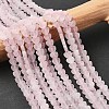 Natural Rose Quartz Beads Strands G-A272-A01-10-1
