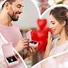 18Pcs 6 Colors Square Paper Magnetic Flip Jewelry Storage Gift Case CON-PH0003-02-6